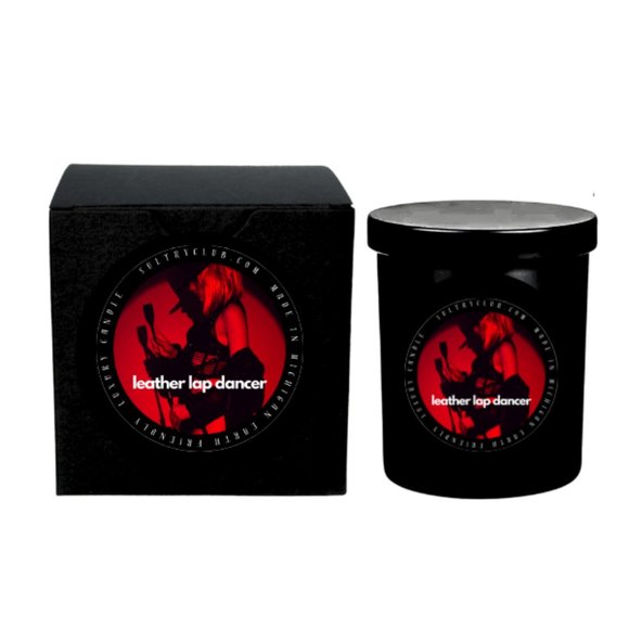 Leather Lap Dancer Luxury Candle - Picture 2 of 2